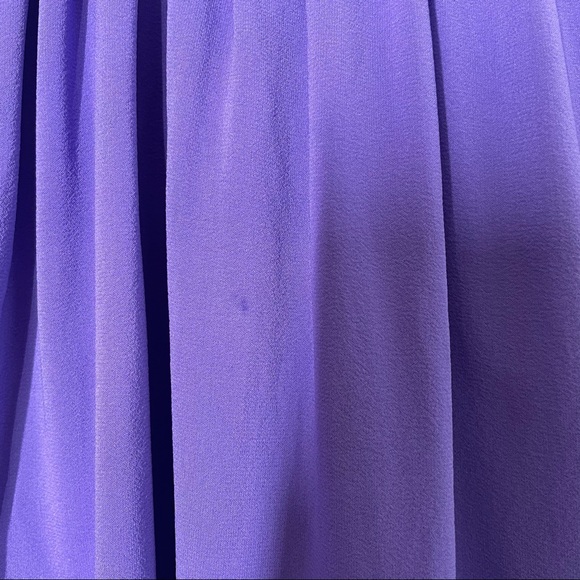 Alice+Olivia Purple Silk Racerback Mini Dress S - Picture 11 of 11